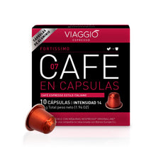 Cargar imagen en el visor de la galería, Café Fortissimo Viaggio - Nespresso 10 cápsulas