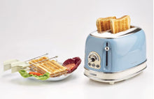 Cargar imagen en el visor de la galería, TOSTADOR ARIETE VINTAGE CELESTE 2 PANES S/A