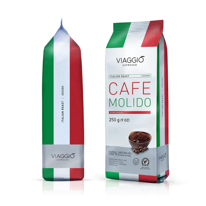 TUESTE ITALIANO| 250 GR. DE CAFÉ MOLIDO