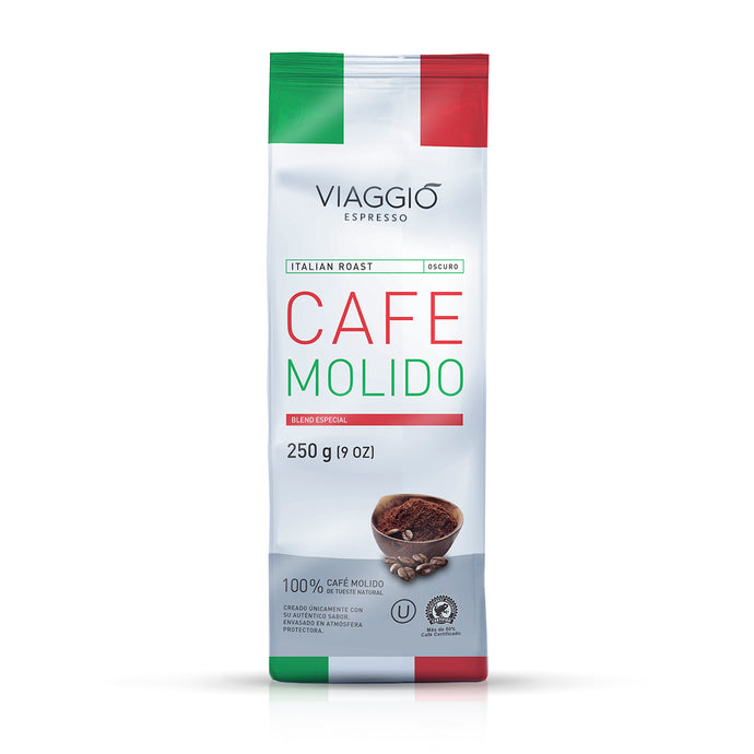 TUESTE ITALIANO| 250 GR. DE CAFÉ MOLIDO