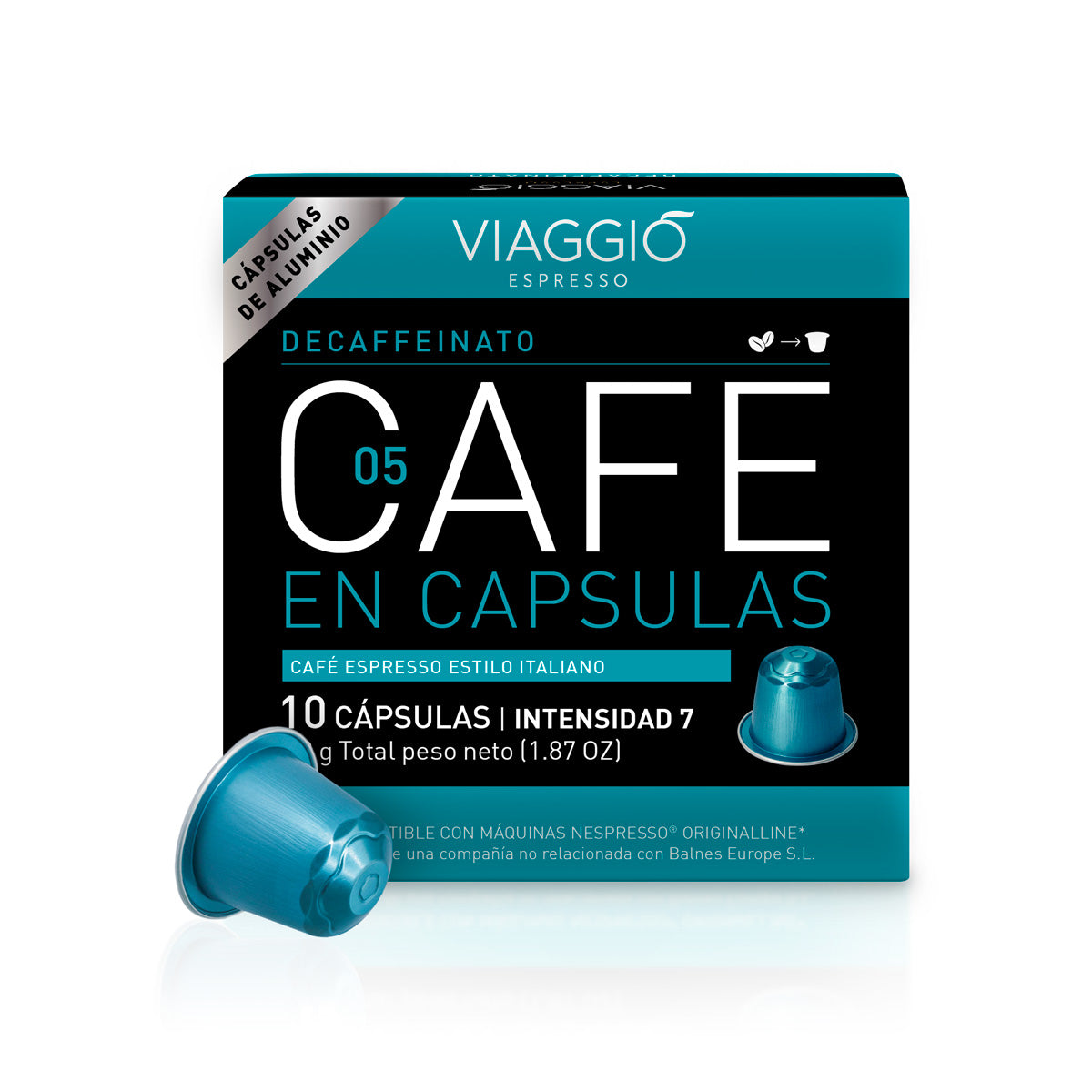 Descafeinado en cápsulas comp nespresso