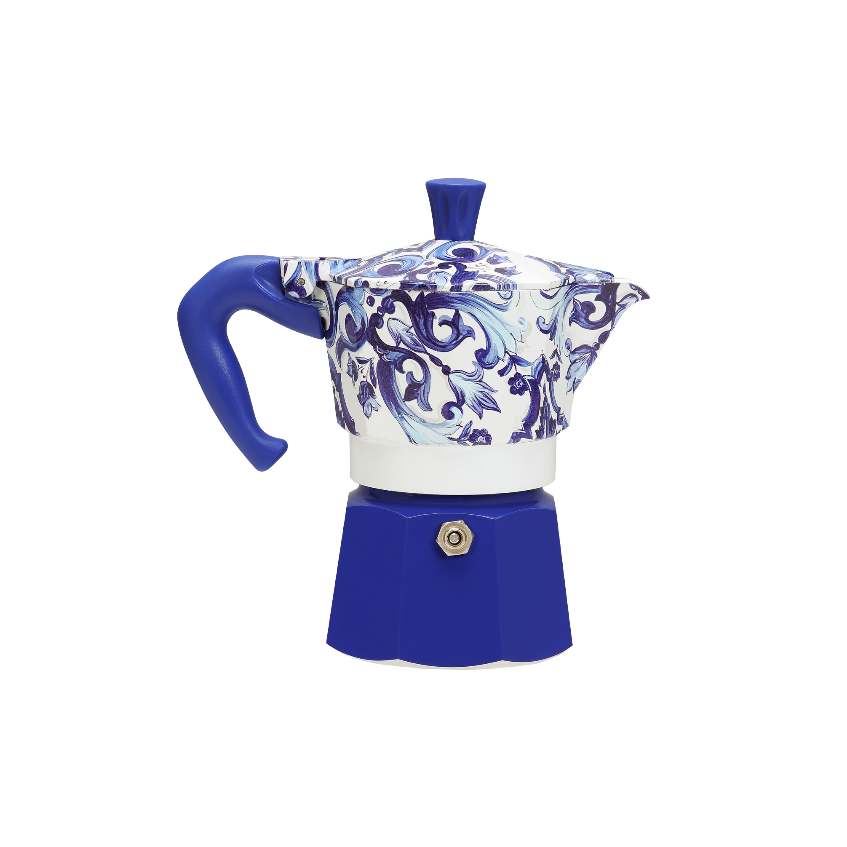 Moka Express Bialetti Dolce&Gabbana 3 Pocillos | Blu Mediterraneo