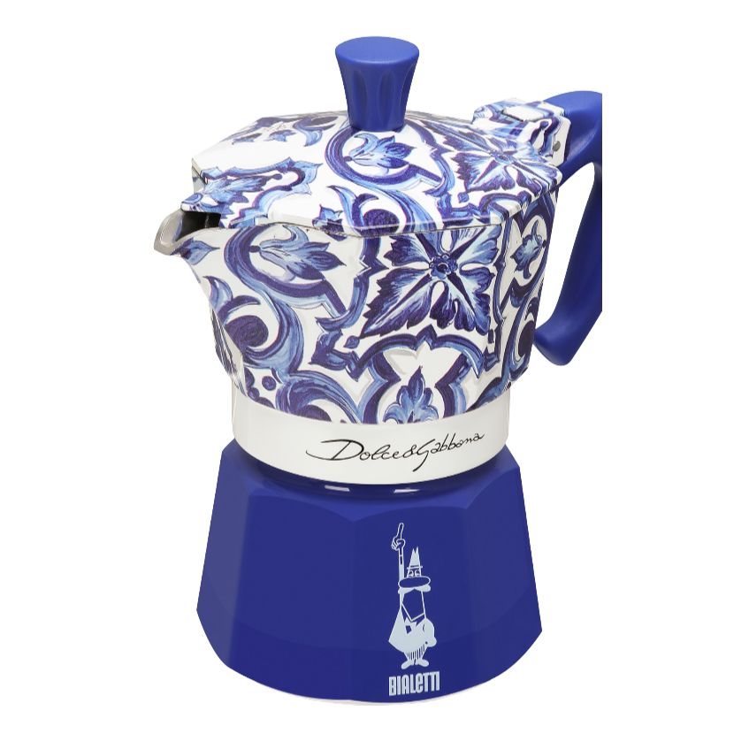 Moka Express Bialetti Dolce&Gabbana 6 Pocillos | Blu Mediterraneo