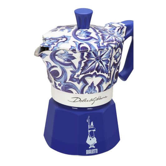 Moka Express Bialetti Dolce&Gabbana 6 Pocillos | Blu Mediterraneo