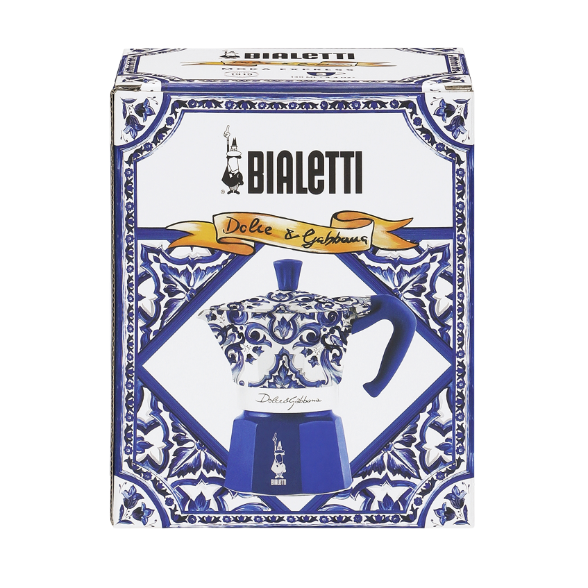 Moka Express Bialetti Dolce&Gabbana 6 Pocillos | Blu Mediterraneo