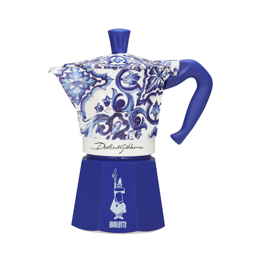 Moka Express Bialetti Dolce&Gabbana 6 Pocillos | Blu Mediterraneo