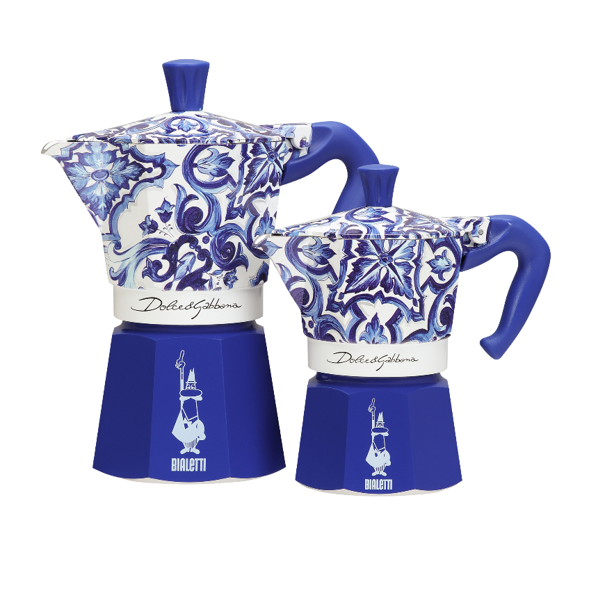 Moka Express Bialetti Dolce&Gabbana 6 Pocillos | Blu Mediterraneo