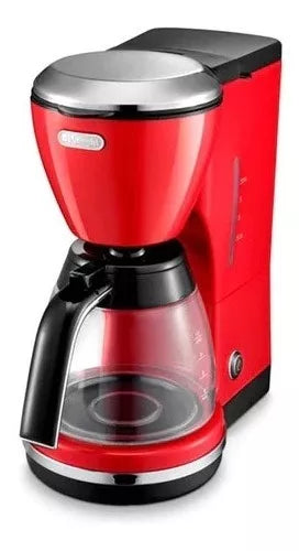 Cafetera Icona Delonghi Icmov210 Roja Vintage