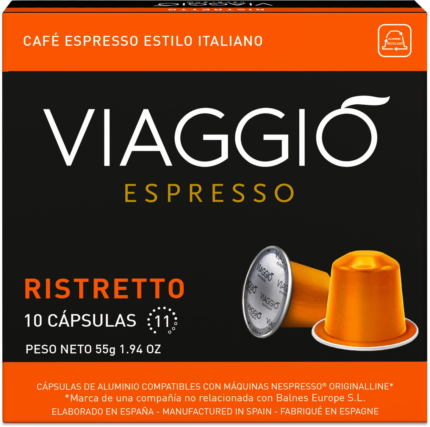 01.RISTRETTO (10 cápsulas)