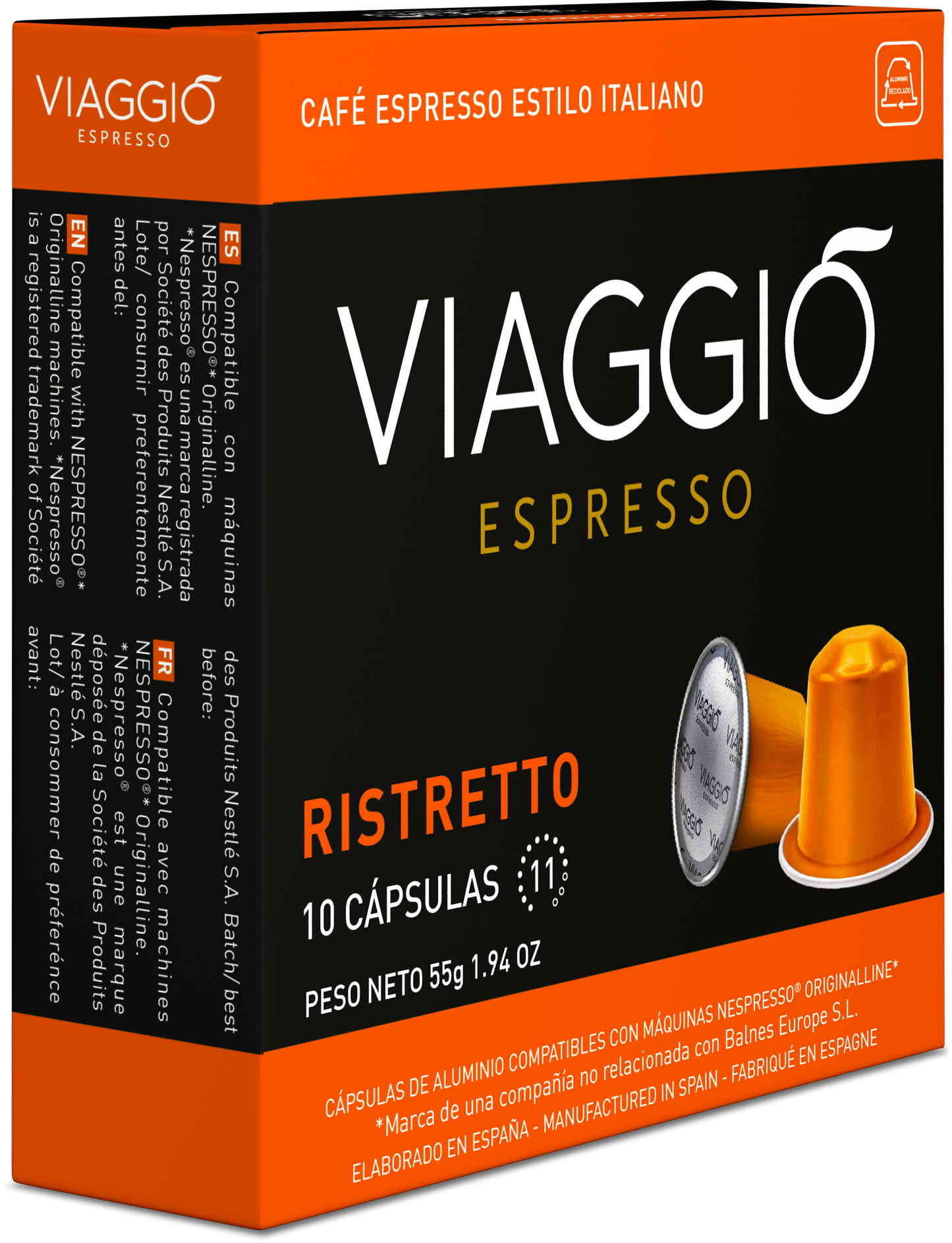 01.RISTRETTO (10 cápsulas)