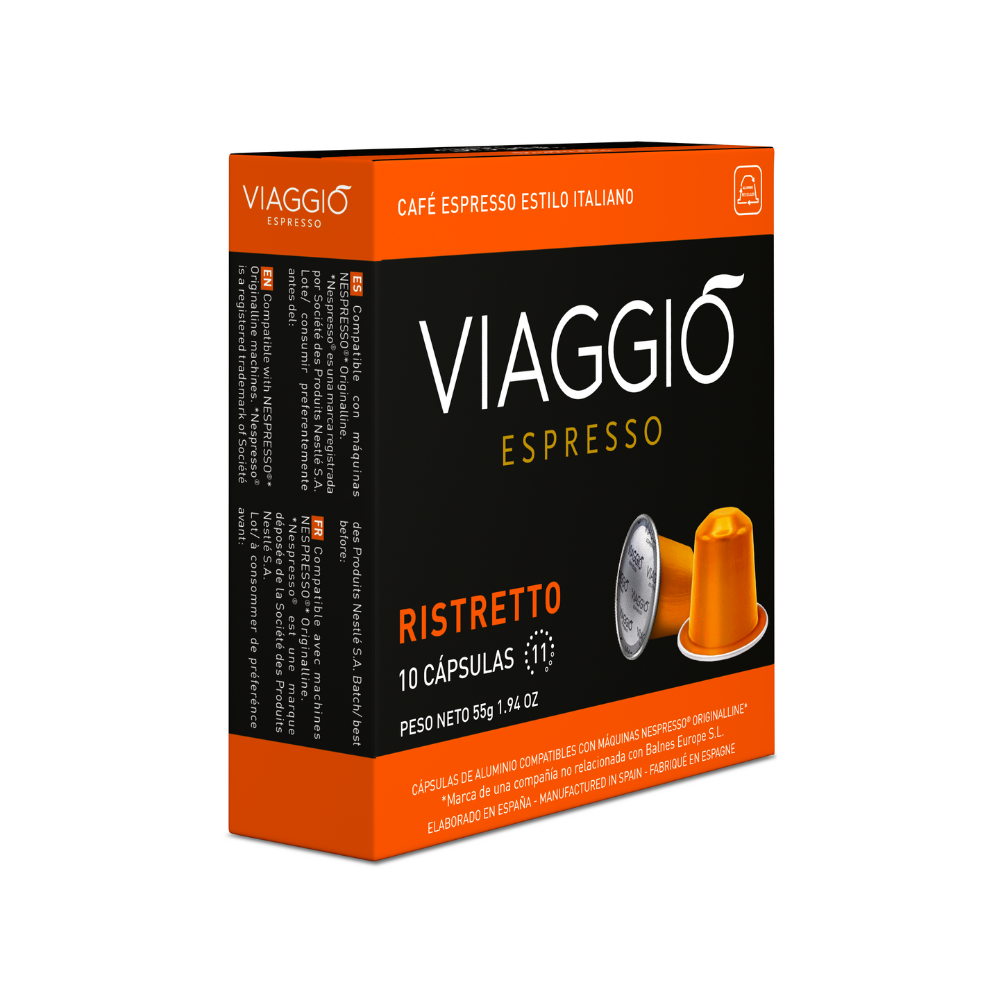 01.RISTRETTO (10 cápsulas)