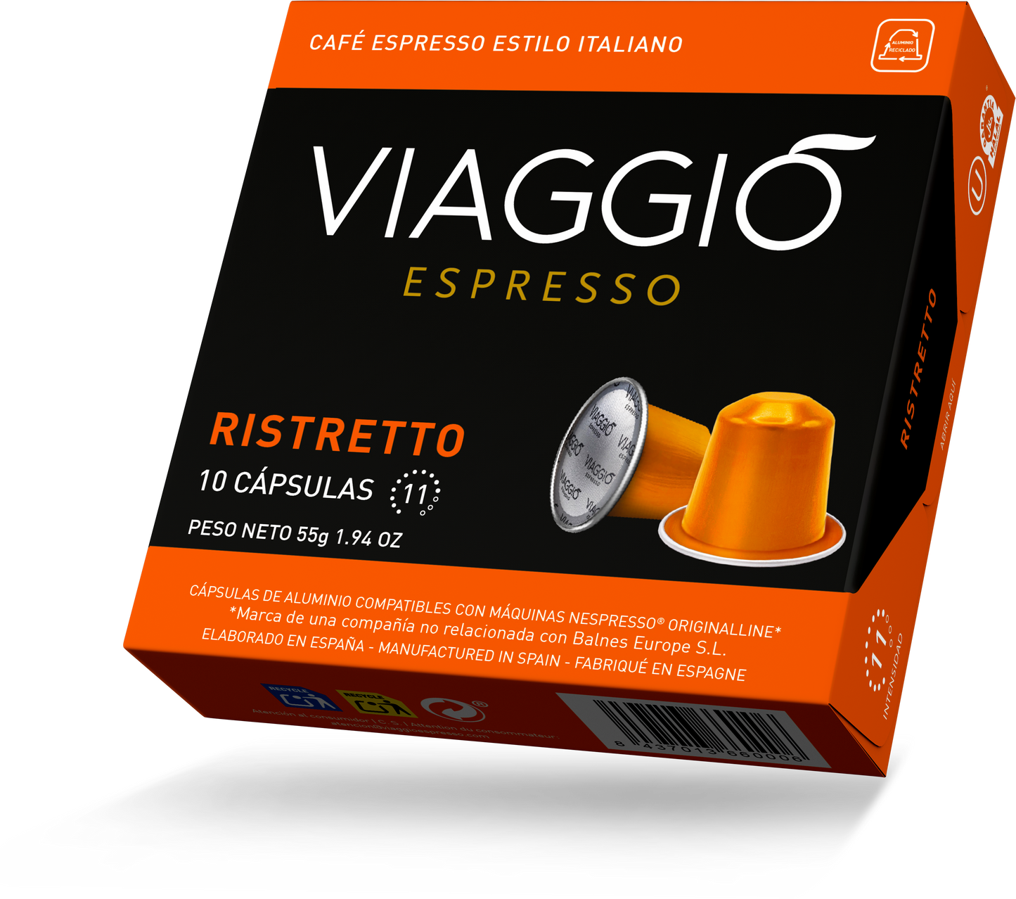 01.RISTRETTO (10 cápsulas)