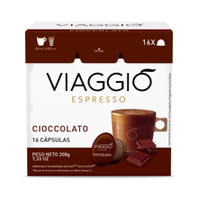 Cargar imagen en el visor de la galería, CAPSULAS VIAGGIO CHOCOLATE COMPATIBLE CON DOLCE GUSTO (16 CAPSULAS)
