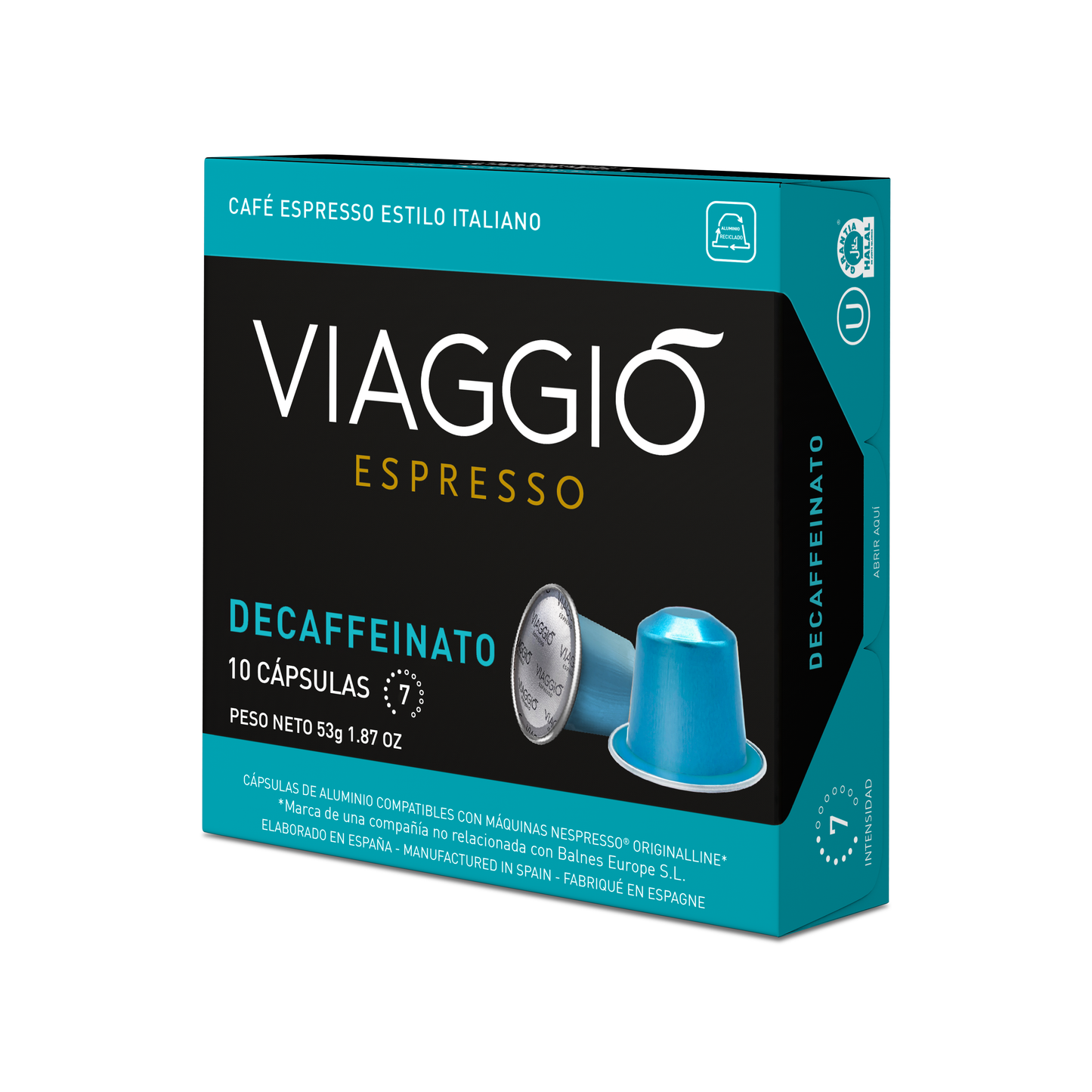 Descafeinado en cápsulas comp nespresso