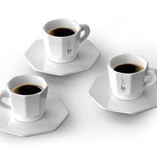 Cargar imagen en el visor de la galería, Juego de 4 tazas con ocho caras
