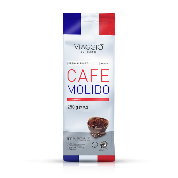 TUESTE FRANCES| 250 GR. DE CAFÉ MOLIDO